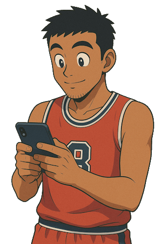 A guy inviting his friend for a game of basketball through SMS using Tagalog grammar and English words. This is how a typical Tagalog sentence looks like in everyday use, showing how Filipinos communicate in casual settings.